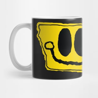 Iowa Happy Face with tongue sticking out Mug